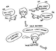 You can't draw